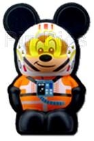 Disney Trading Pin Vinylmation 3D Pins - Star Wars Disney Characters Set - Rebel Alliance - Mickey as Luke Skywalker