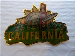 Disney Trading Pin  9055 California Monorail with Golden Gate Bridge