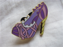 Disney Trading Pin 90879: Stylized Disney Princess Designer Shoes Booster Set - Rapunzel