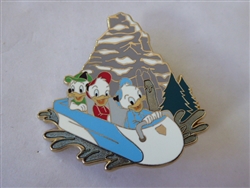 Disney Trading Pin 91199 WDI - DLR Matterhorn Bobsleds Reopening - Huey, Dewey & Louie