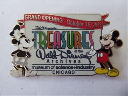 Disney Trading Pins 91370 D23 - Treasures of the Walt Disney Archives - The Reagan Library - Steamboat Willie & Mickey Pre Production PP Version