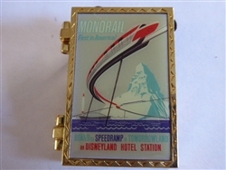 Disney Trading Pin 92145 DLR - Attraction Posters - Monorail