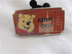 Disney Trading Pin 92335: WDW - PWP Collection - Admission Ticket - Winnie the Pooh