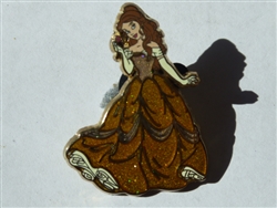 Disney Trading Pin 93360: Princess Belle Glitter Dress (Beauty and the Beast)