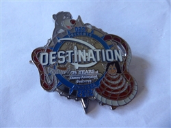 Disney Trading Pin  93395 D23 – Destination D: 75 Years of Disney Animated Features - Jungle Book