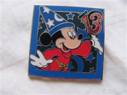 Disney Trading Pins 93892: Mystery Collection - Dated 2013 - Sorcerer Mickey Square ONLY