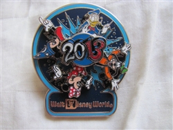 WDW - Dated 2013 Spinner - Sorcerer Mickey, Donald, Goofy, and Minnie