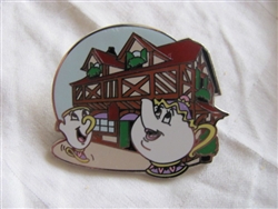 Disney Trading Pin  94081: WDW - New Fantasyland - Beauty and the Beast Mystery Collection - Mrs. Potts and Chip at Bonjour! Village Gifts ONLY