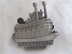 Disney Trading Pin 94363: DLR - Annual Passholder - Tour the Lore - Attraction Vehicles Set - Mark Twain Riverboat ONLY