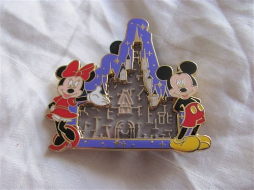  Authentic Disney Trading Pins 94481: WDW - Maze - Cinderella  Castle and Mickey & Minnie : Clothing, Shoes & Jewelry
