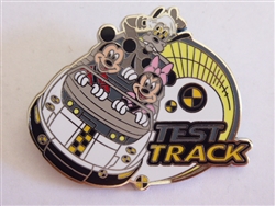 Disney Trading Pin 94526: WDW - Epcot® 30th Reveal/Conceal Mystery Collection - Test Track - Mickey, Minnie, and Goofy ONLY