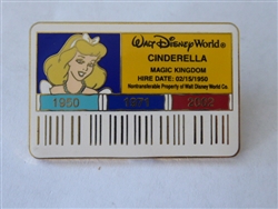 Disney Trading Pin 9478 WDW - Cast ID Badge/Card (Cinderella)