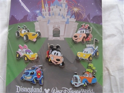 Disney Trading Pin 94915: Disney Characters as Cars