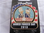 Disney Trading Pins 95375 Armed Forces Day 2013 - Mickey, Minnie, Donald, and Daisy