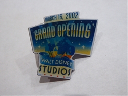 Disney Trading Pin   9587 Walt Disney Studios Paris - Grand Opening (March 16, 2002)