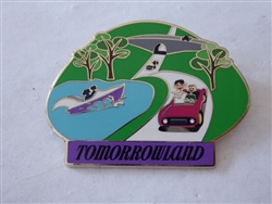 Disney Trading Pin 96079 WDI - 60th Anniversary - Decade Series - 1950's - Tomorrowland - Autopia & Phantom Boats