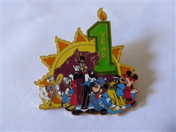 Disney Trading Pin 9625 Disney's California Adventure - 1st Anniversary