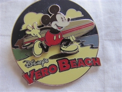 Disney Trading Pin 96439: Disney Vero Beach Resort - Mickey with Surfboard Logo Pin