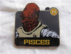 Disney Trading Pin 96546: Star Wars - Zodiac Mystery Collection - Pisces Admiral Ackbar ONLY