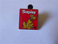 Disney Trading Pin  97230 WDW - 2013 Hidden Mickey Series - Days of the Week Pluto - Tuesday