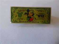 Disney Trading Pin 97474     DLR - Disney Dollar 2 pin set Mickey only