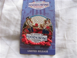 Disney Trading Pins 97516: 2013 Epcot International Food & Wine Festival - Chip n’ Dale