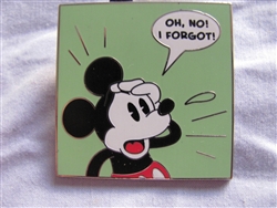 Disney Trading Pin 97550: Mickey Comic Mystery Set - I Forgot! Only