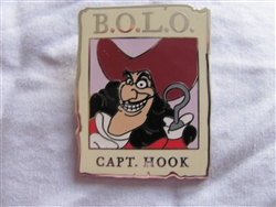 Disney Trading Pin 97985: Cast Exclusive - Disney Villains - Be On the Look Out - B.O.L.O. - Captain Hook