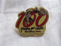 Disney Trading Pin 9852: WDW Flex 2002 - 100 Years of Magic (Chip & Dale)