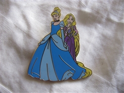 Disney Trading Pin 99025: New Fantasyland Once Upon A Time Rapunzel & Cinderella