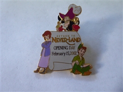 Disney Trading Pin 9941 DLR - Return To Neverland - Opening Day