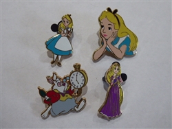 Disney Trading Pins ACME/HotArt - Curiouser and Curiouser - 4 pin set