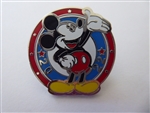 Disney Trading Pin Monogram - Mickey Mouse - American Flag Shield - Red, White and Blue - 2022