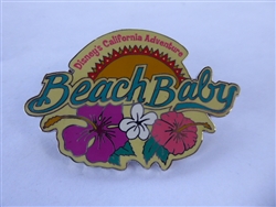 Disney Trading Pin  Disney California Adventure Beach Baby Hibiscus