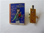 Disney Trading Pin Princess Bookmark Set  - Mulan
