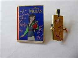 Disney Trading Pin Princess Bookmark Set  - Mulan