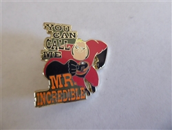Disney Trading Pin You can call me Mrs/Mr Incredible 2 pin set -  Mr only