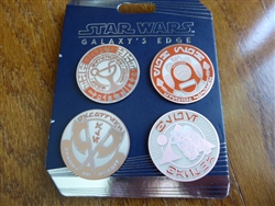 Disney Trading Pin Star Wars Galaxy's Edge Oga's Cantina Coasters