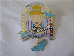 Disney Trading Pins Japan Cinderella Dangle Shoe Stand Out