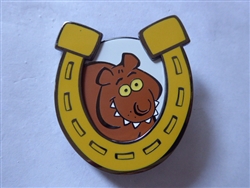 Disney Trading Pin Jessie's Critters Carousel Horseshoe Bear