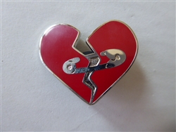 Disney Trading Pin Cruella De Vil Broken Heart Safety Pin