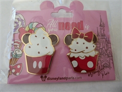 Disney Trading Pin DLP - Mickey & Minnie Mouse Cupcakes