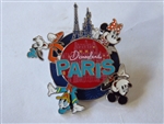 Disney Trading Pin DLP Spinner Vignette Eiffel Tower