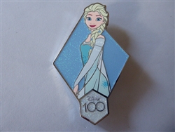 Disney Trading Pin Pink a la Mode Disney 100 Diamond Elsa