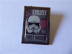 Disney Trading Pin Star Wars Galaxy's Edge First Order  Enlist