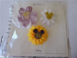 Disney Trading Pin Flower Brooch Pin Set