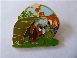 Disney Trading Pin Fox and the Hound Chibi Playtime