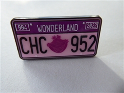 Disney Trading Pins HKDL Pin Trading Carnival 2022 - License Plate Series  - Cheshire