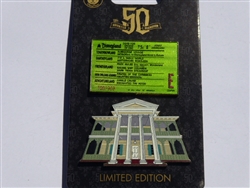 Disney Trading Pin  Haunted Mansion 50th Anniversary E-Ticket Attraction Facade