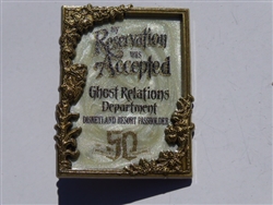 Disney Trading Pin Haunted Mansion 50th Anniversary Reservation accepted